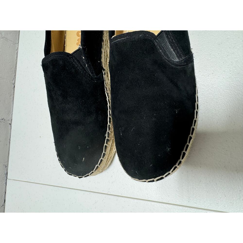 Sam Edelman Carrion Black Suede Espadrille Platform Slip On Shoes Womens 6.5 - Picture 9 of 10